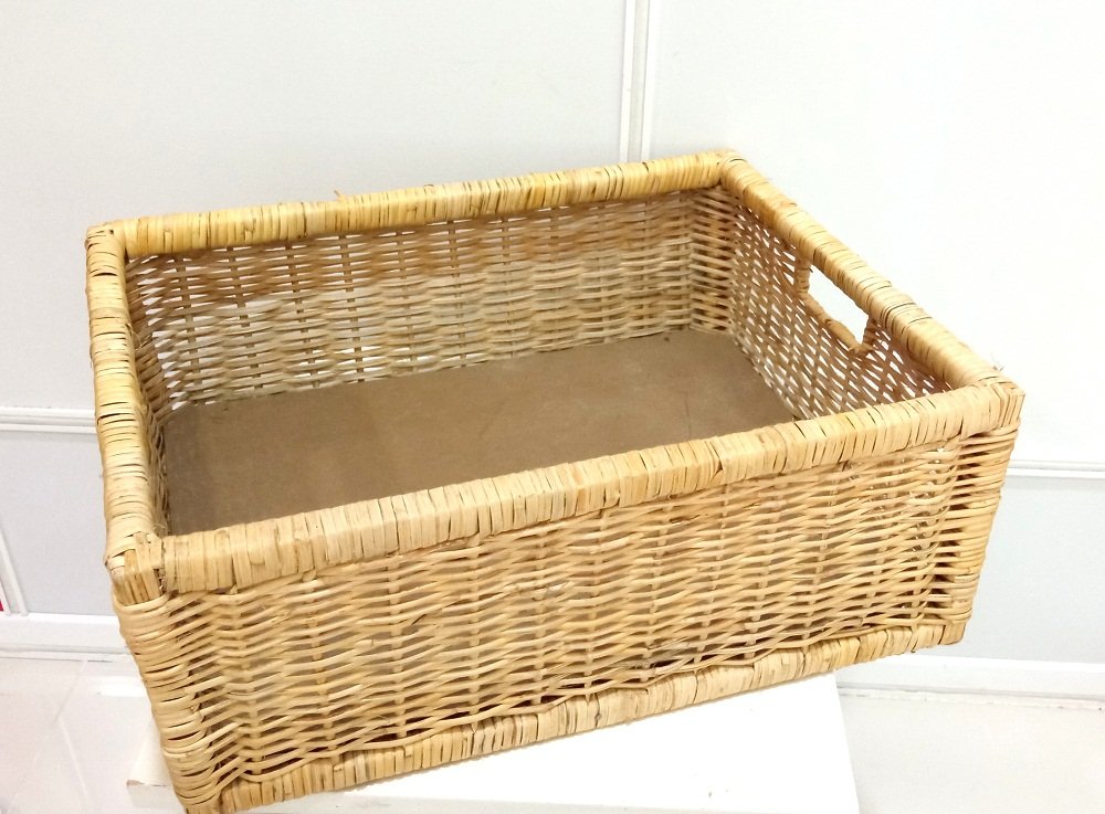Cane Ware Hamper Box