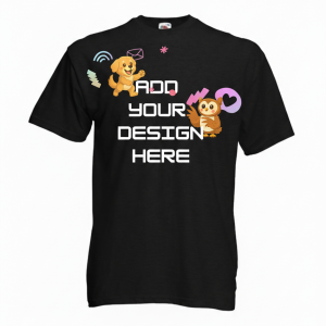 Oversize customized T-shirt | Black